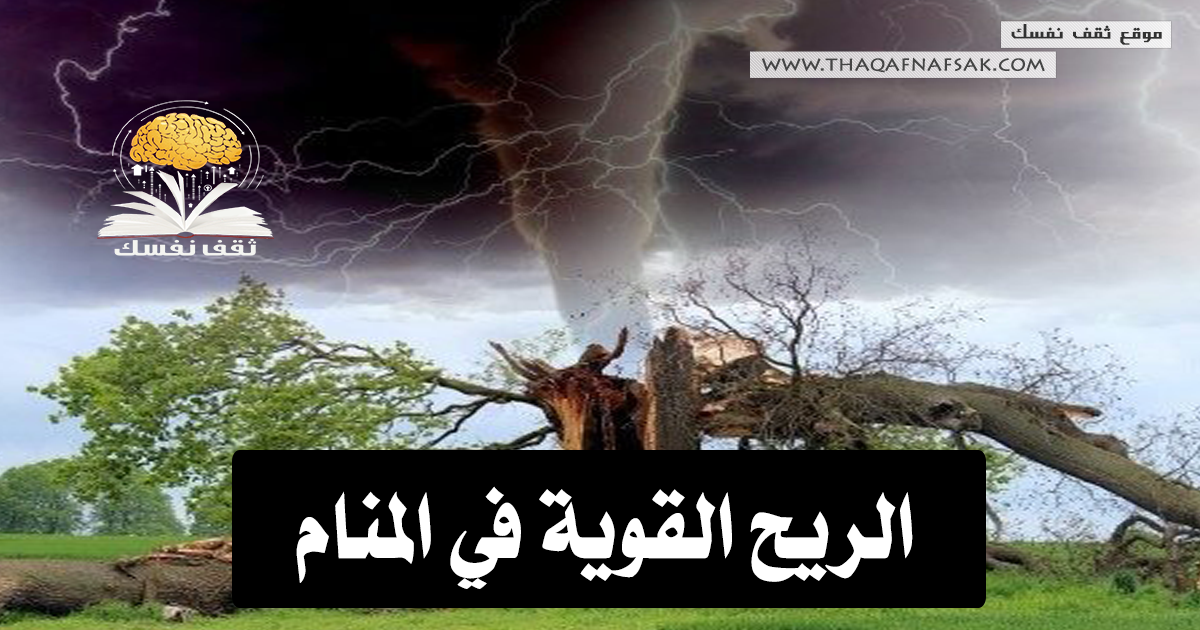 الريح القوية في المنام